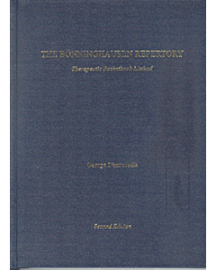 The Boenninghausen Repertory - Therapeutic Pocketbook Method - Second edition (G. Dimitriadis, editor)