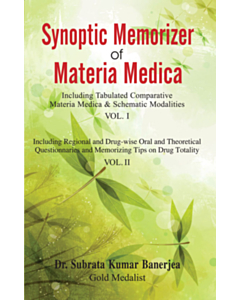 Synoptic Memorizer of Materia Medica - Vol 1 and 2 in One Book